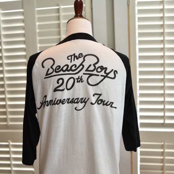 Vintage band T-shirt Beach Boys 20th anniversary M - Picture 3 of 8